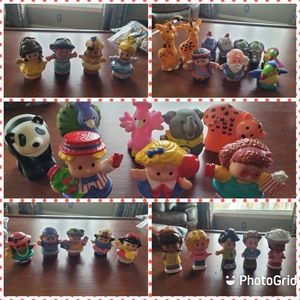 Large lot of Fisher Price Little People bundle.